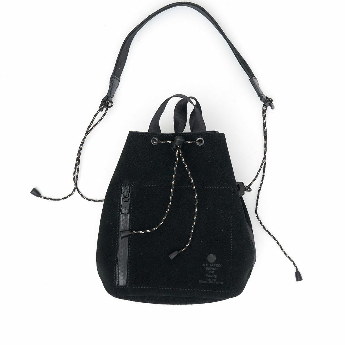AS2OV (アッソブ) WATER PROOF SUEDE DRAWSTRING BAG / 巾着 バッグ