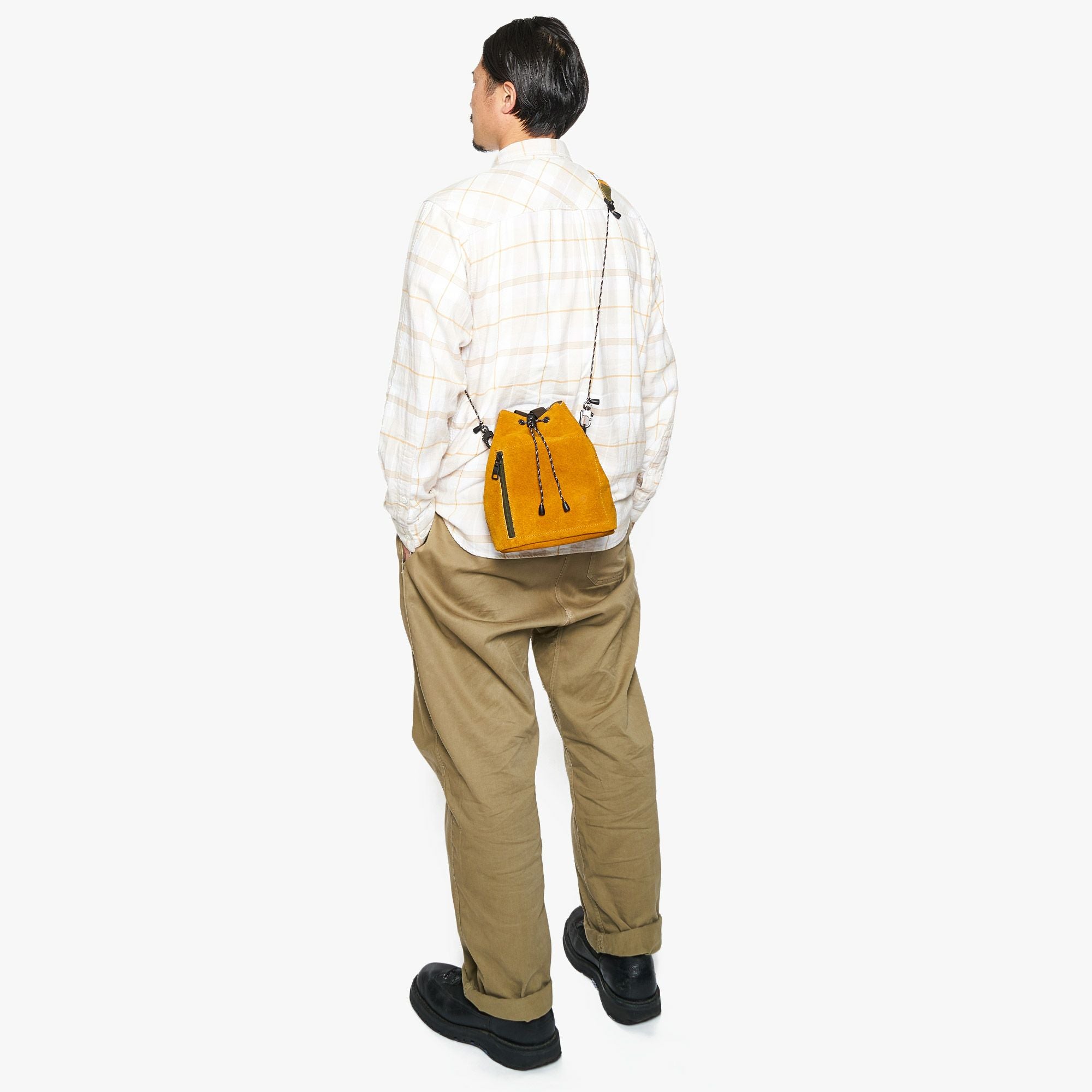 AS2OV (アッソブ) WATER PROOF SUEDE DRAWSTRING BAG / 巾着 バッグ