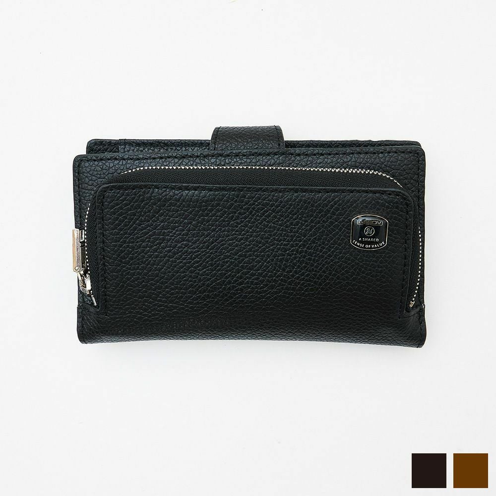 cote&ciel コートエシエルZIPPERED WALLET L PETITS BLACK サイフ 財布