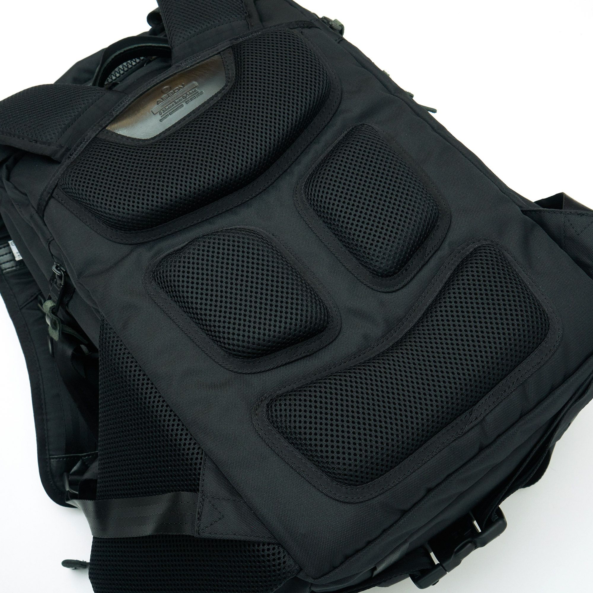AS2OV (アッソブ) CORDURA DOBBY 305D ROUND ZIP BACK PACK BLACK S