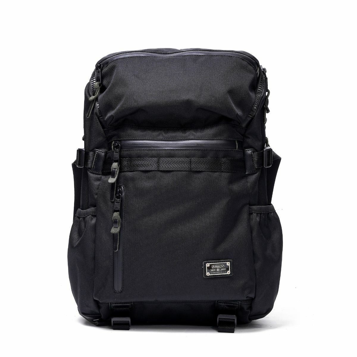AS2OV (アッソブ) CORDURA DOBBY 305D ROUND ZIP BACK PACK BLACK S