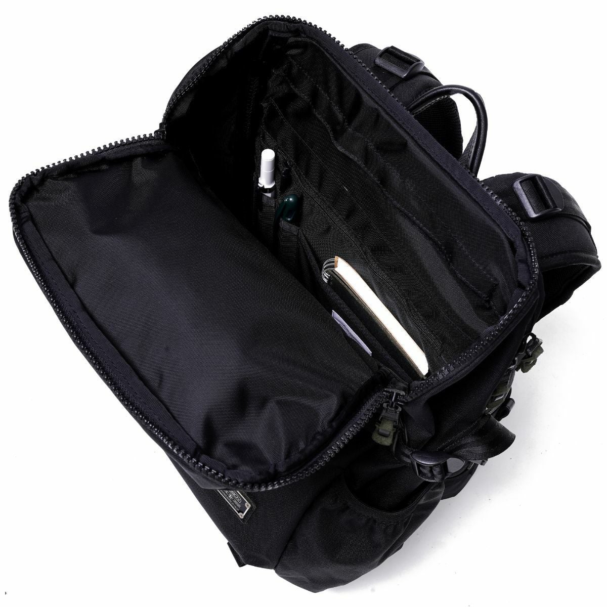 AS2OV (アッソブ) CORDURA DOBBY 305D ROUND ZIP BACK PACK BLACK S