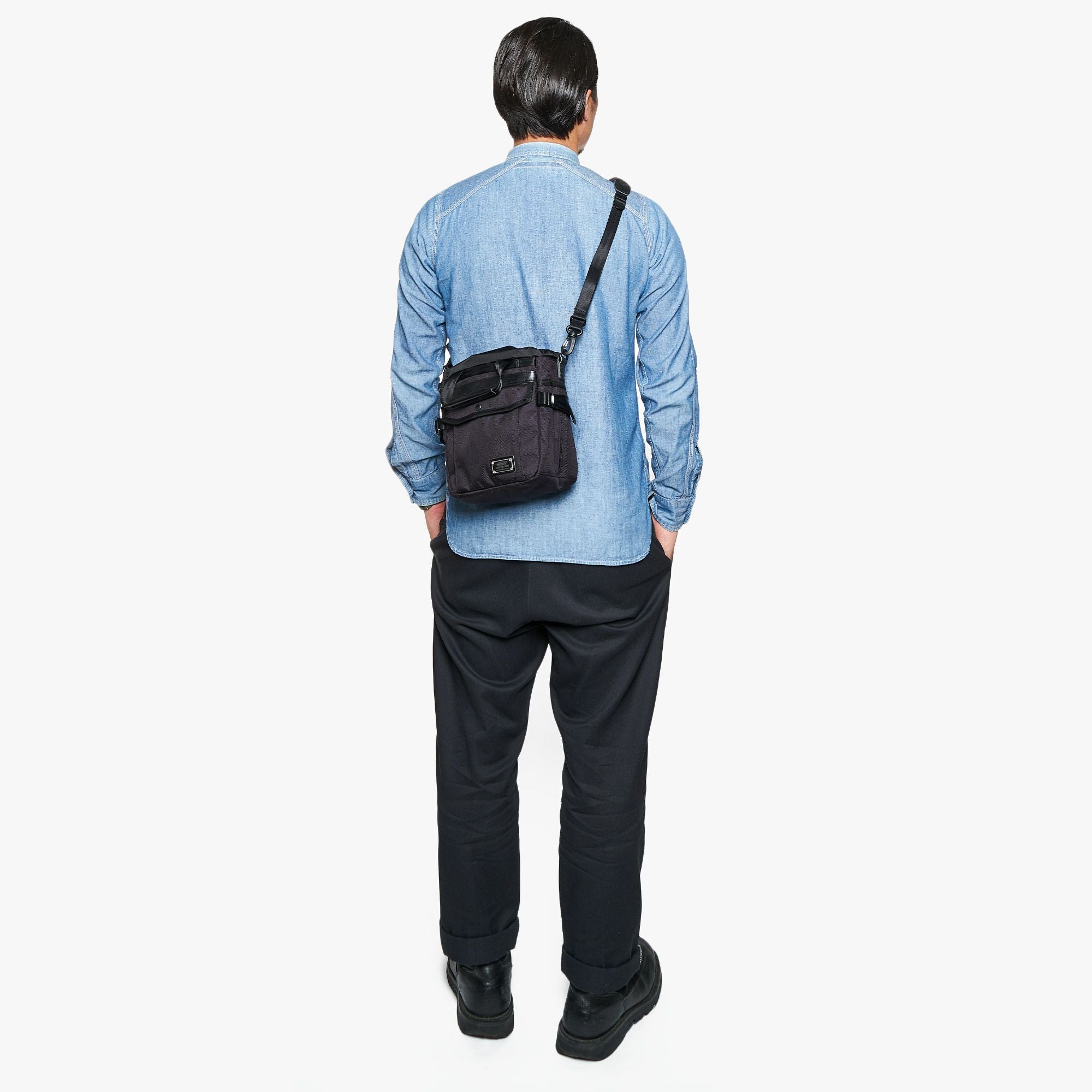 AS2OV (アッソブ) EXCLUSIVE BALLISTIC NYLON DRAWSTRING BAG 巾着