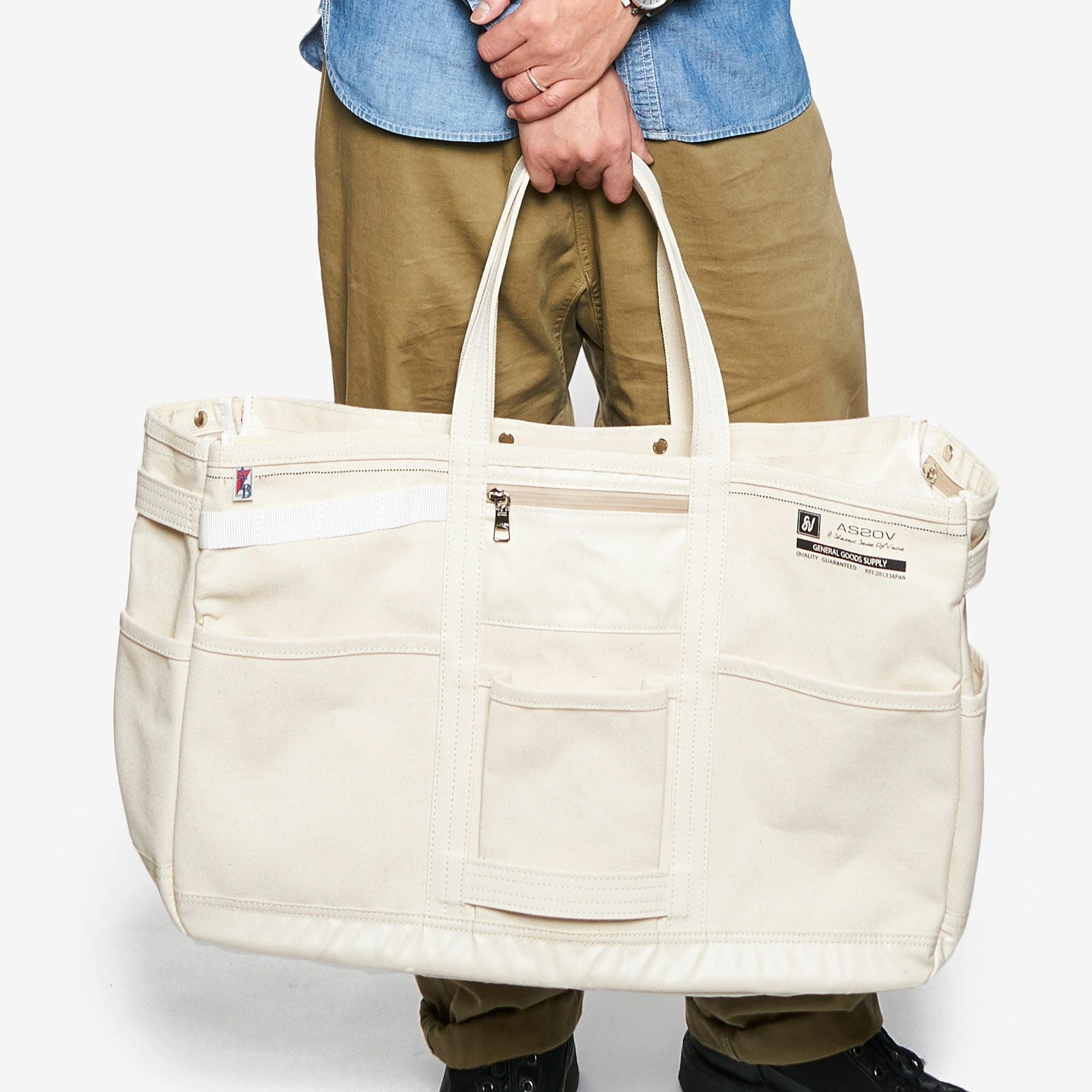 AS2OV (アッソブ) ALBERTON CANVAS TOTE Mサイズ / アルバートン