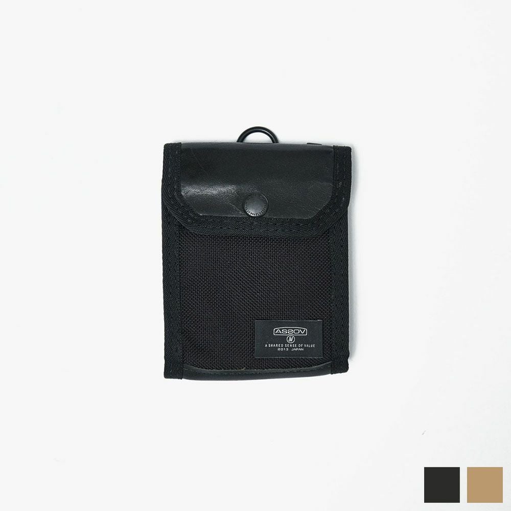 AS2OV (アッソブ) EXCLUSIVE BALLISTIC NYLON COMPACT WALLET 財布