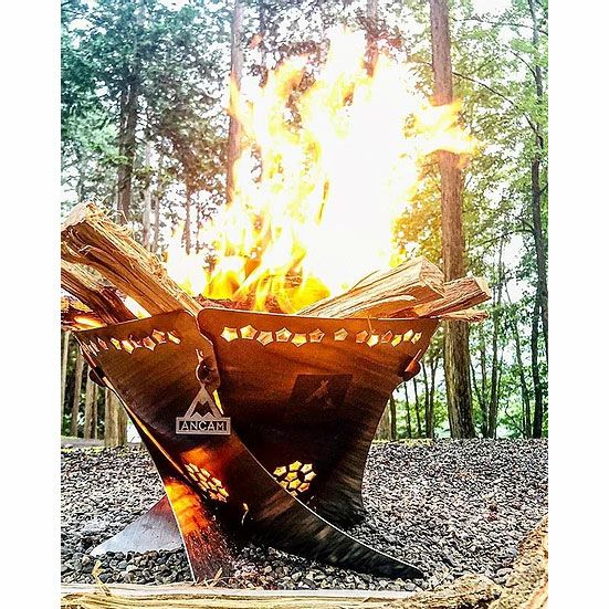 未使用品　ANCAM アナキャン 焚火台　FIRE WHIRL Sサイズ　5枚組 ANCAM アナキャン /焚火台『FIRE WHIRL』 M 5枚組 | アウトドア