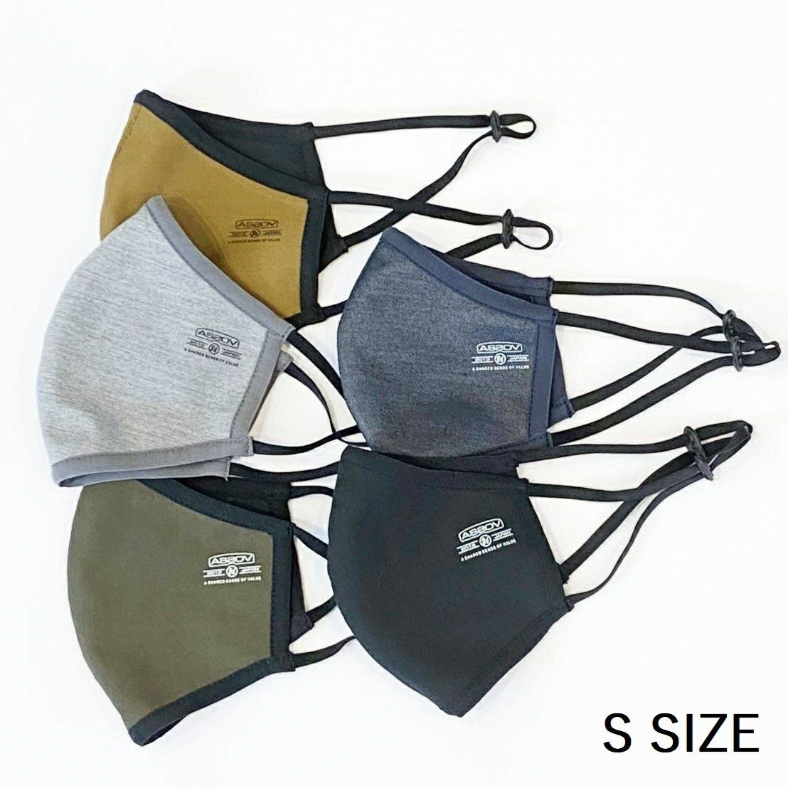 AS2OV アッソブ ADJUSTMENT SYSTEM MASK Sサイズ 日本製 高機能 2層