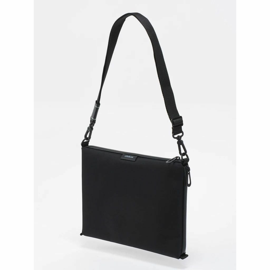 cote&ciel コートエシエル Inn M Sleek-Black サコッシュ ショルダー