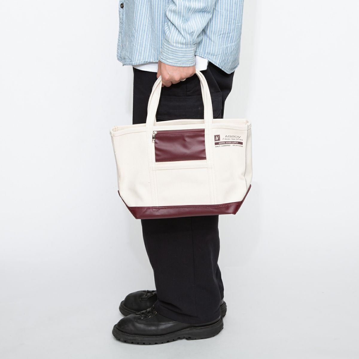 AS2OV (アッソブ) ALBERTON CANVAS TOTE SSサイズ / アルバートン