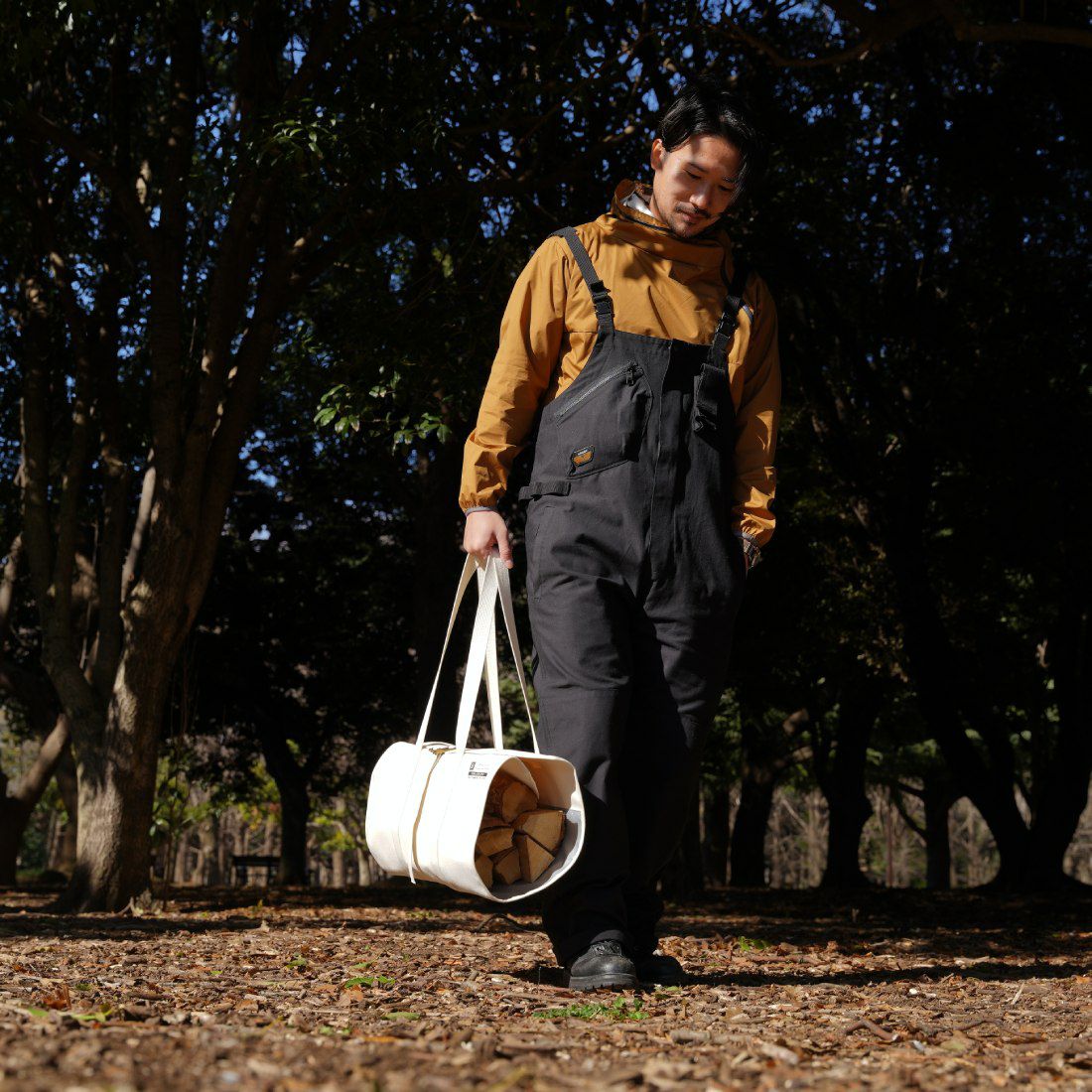 AS2OV (アッソブ) ALBERTON CANVAS FIRE WOOD BAG 薪バッグ ファイヤー