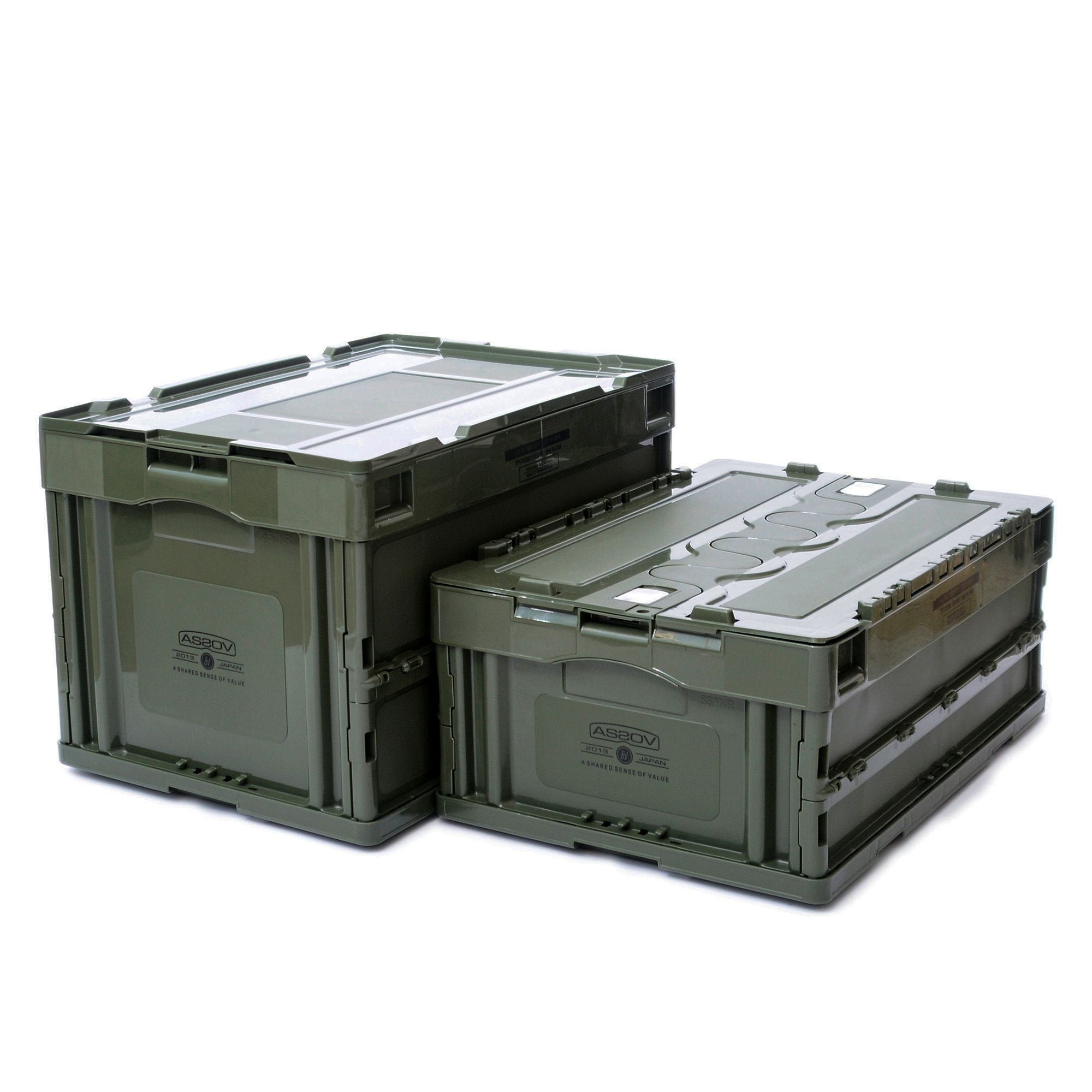 AS2OV アッソブ FOLDING BOX フォールディングボックス コンテナ 50L