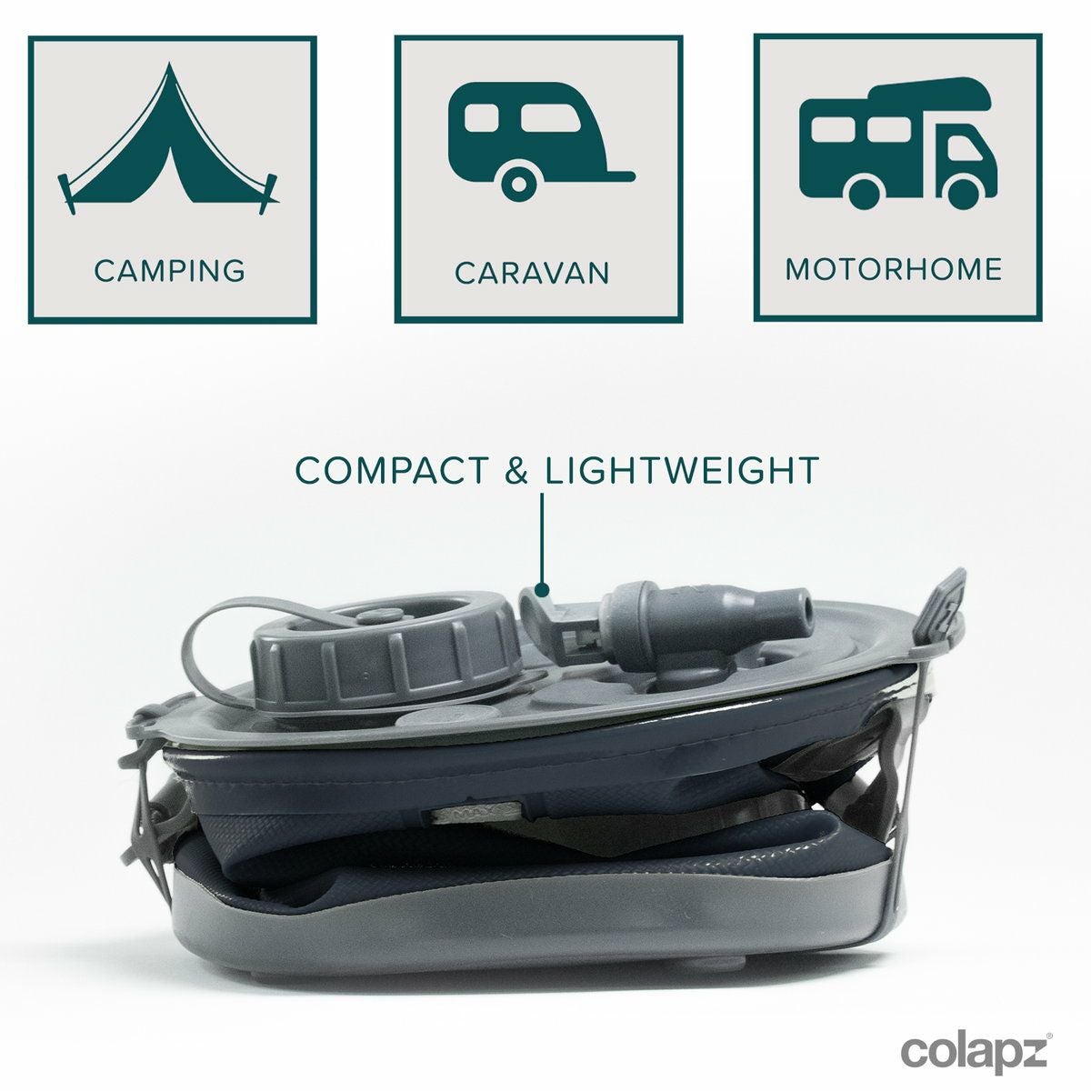 COLAPZ コラプズ 2in1 折り畳み ジャグ  タンカラー COLAPZ コラプズ 2in1 Water Carrier 20L 折り畳み ジャグ キャリアー