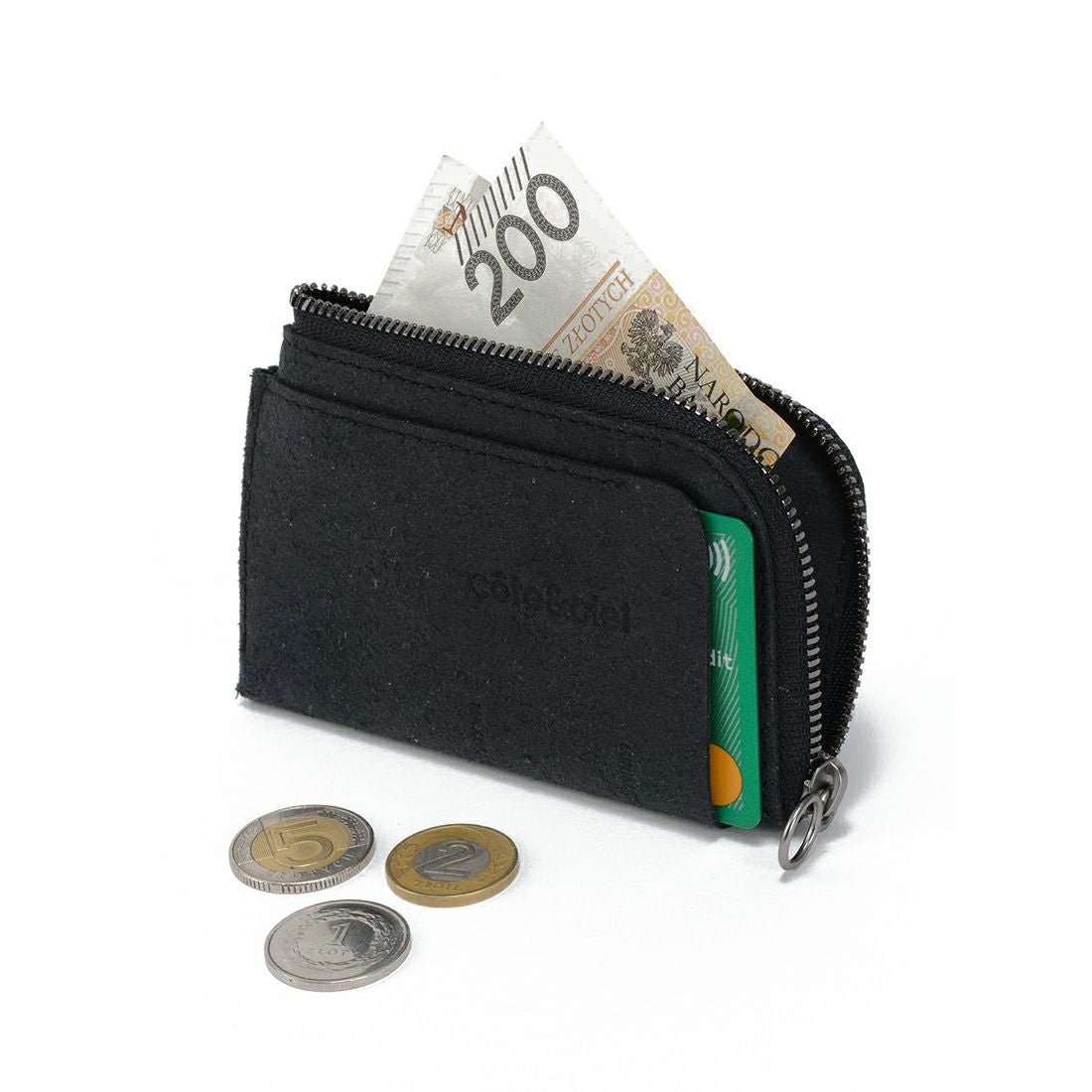 cote&ciel コートエシエル Zippered Wallet Eco Leather 財布 | バッグ