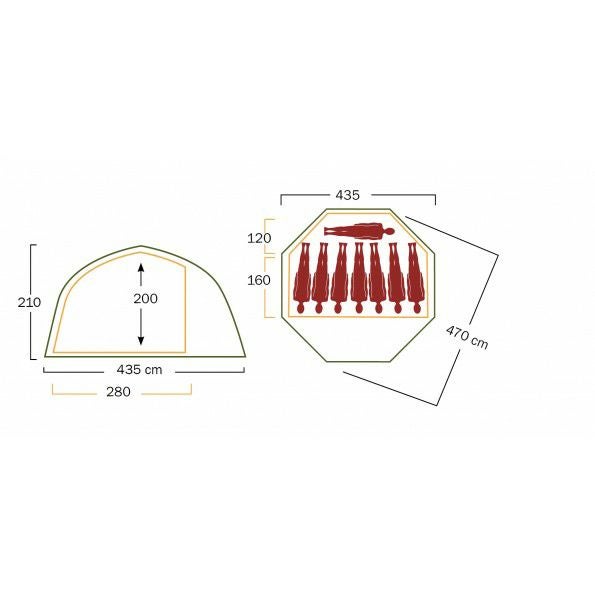 HELSPORT ヘルスポート Varanger Dome 8-10 inner バランゲルドーム用