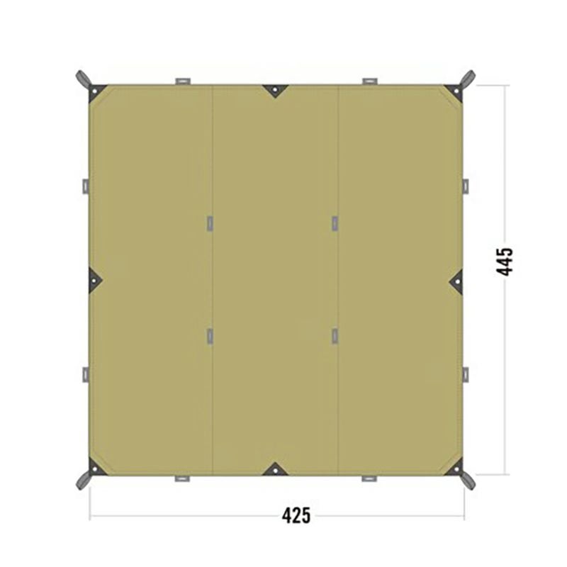 エバニュー　TC素材タープ EVERNEW エバニュー Tarp TC1 ポリコットンタープ | アウトドア