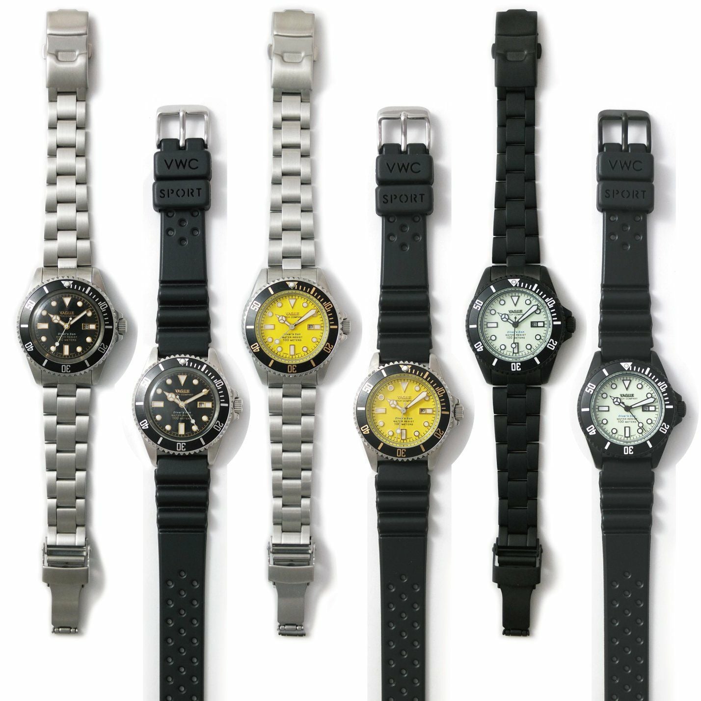 VAGUE WATCH ヴァーグ ウォッチ Diver's Son イエロー文字盤