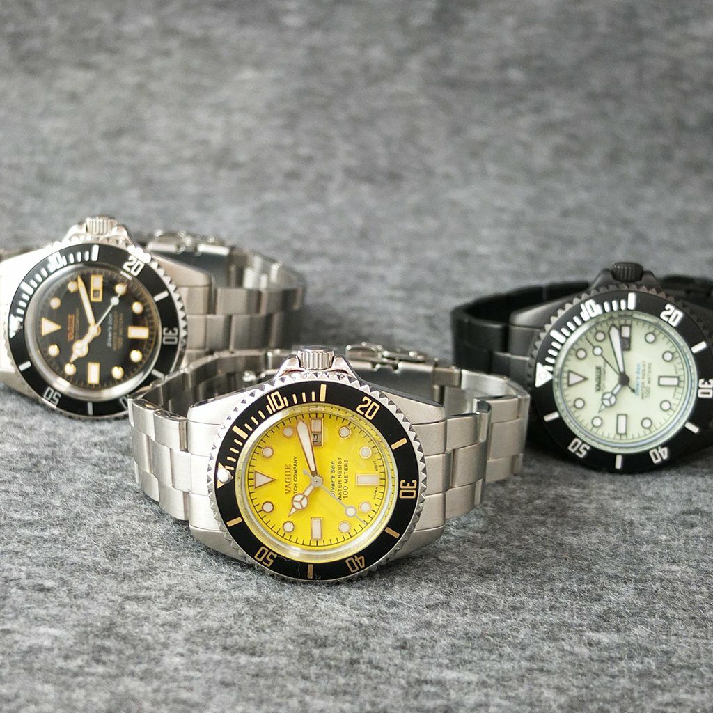 VAGUE WATCH ヴァーグ ウォッチ Diver's Son イエロー文字盤