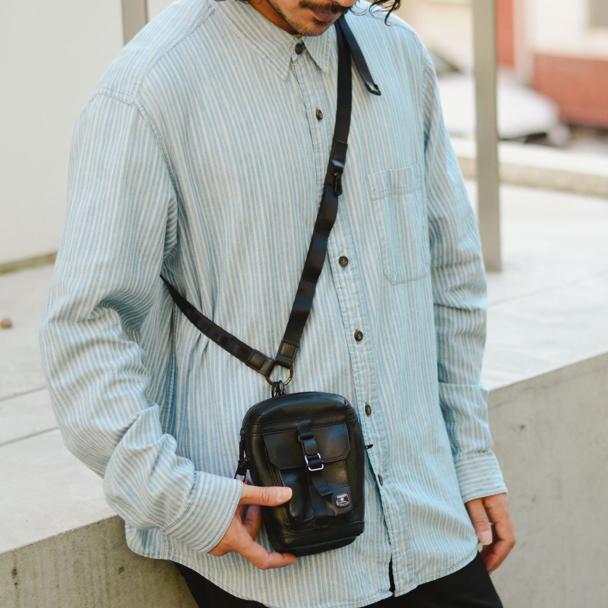 AS2OV アッソブHABIT SHOULDER SERIES WATER PROOF JES LEATHER