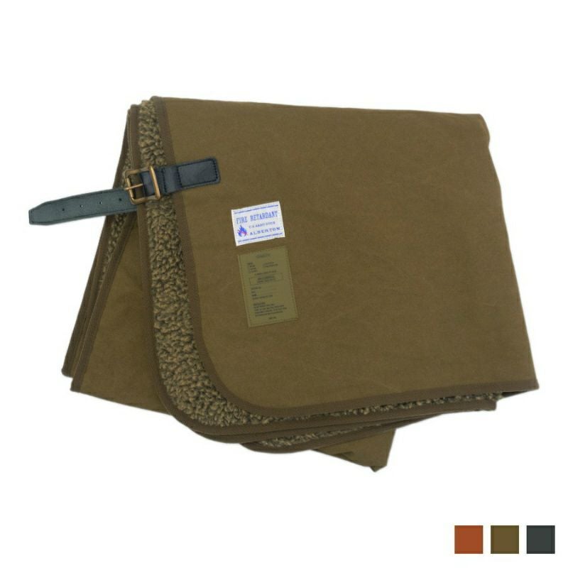 AS2OV(アッソブ) ALBERTON FIRE PROOF BLANKET 難燃ブランケット (L
