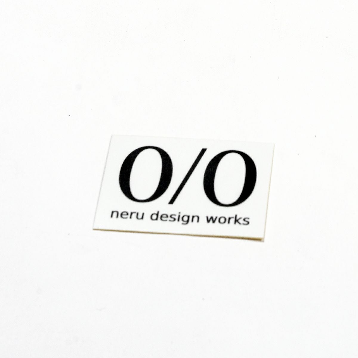 neru design works ネルデザインワークス 0/0 ステッカー | アウトドア