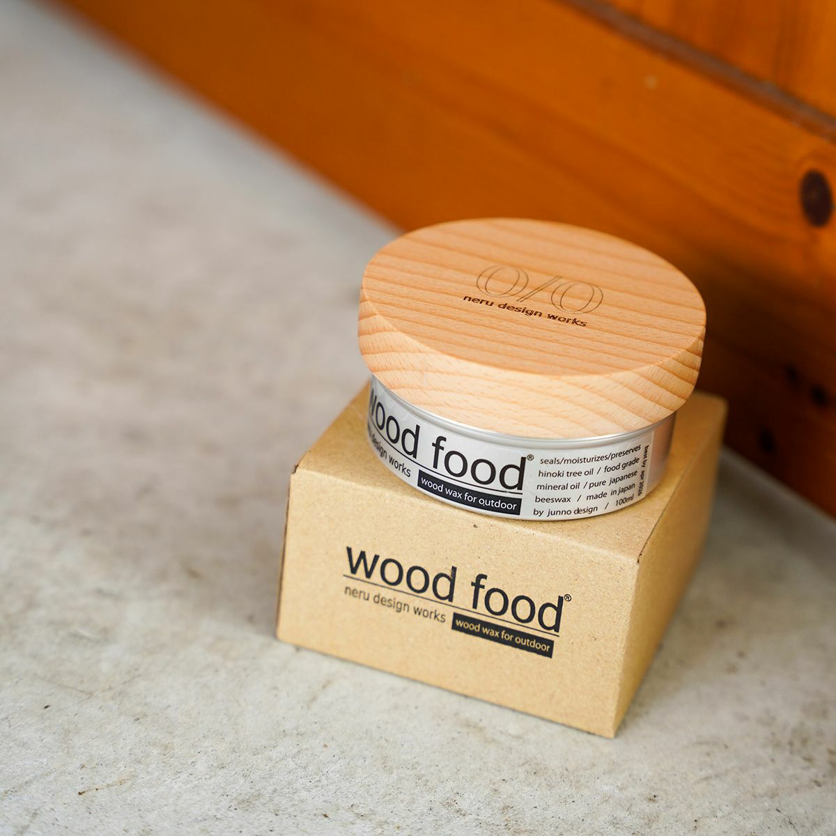 neru design works ネルデザインワークス wood wax for outdoor 100