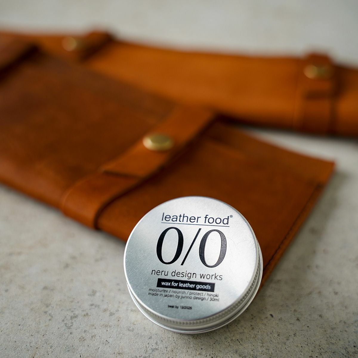 【新品】WHAT WE WANT ネルデザインワークス　スツール【0/0 革】 neru design works ネルデザインワークス leather wax for outdoor 30