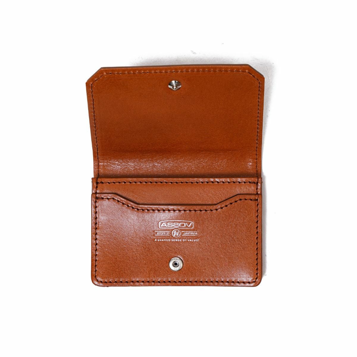 AS2OV (アッソブ) ANTIQUE LEATHER WALLET SERIES LEATHER CARD CASE