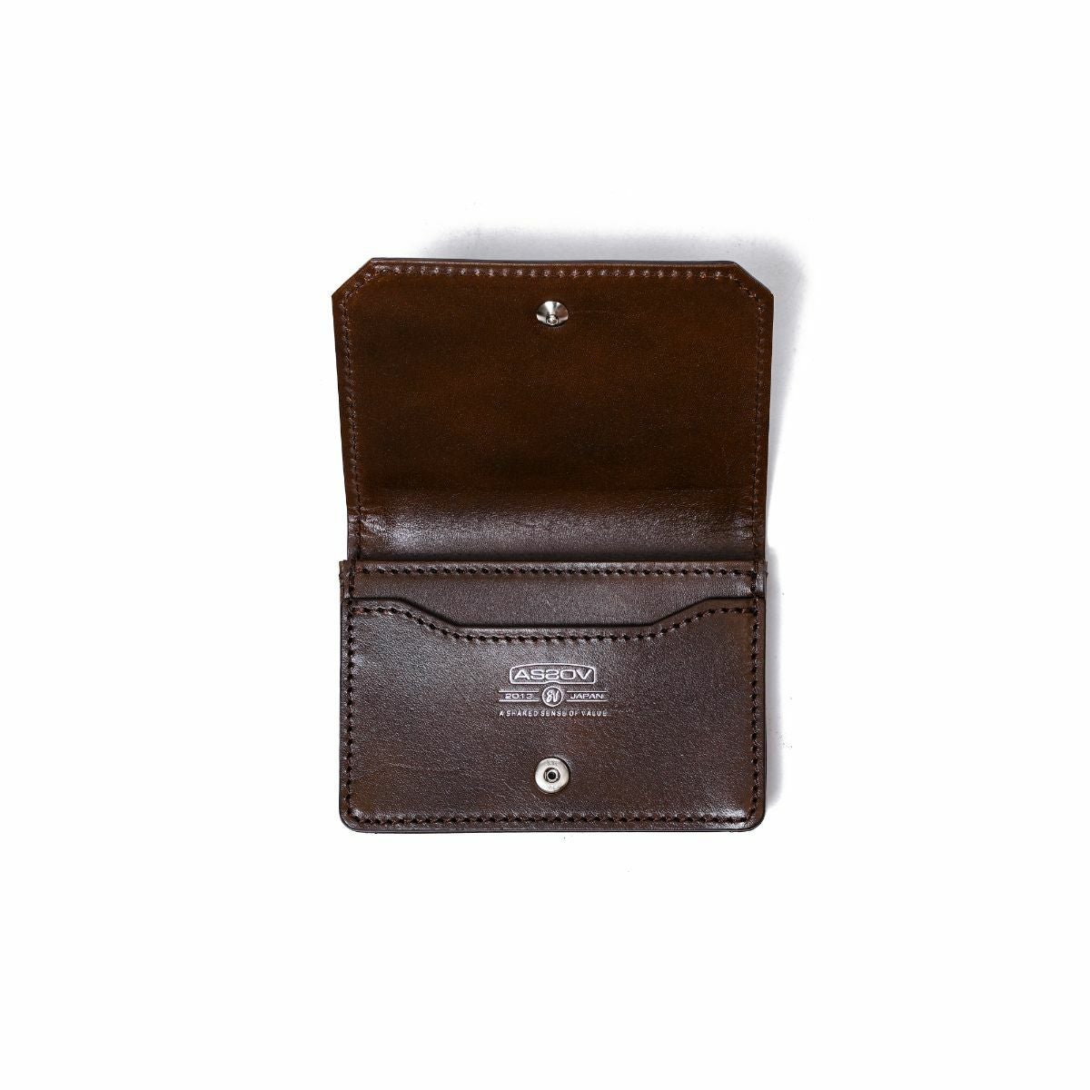 AS2OV (アッソブ) ANTIQUE LEATHER WALLET SERIES LEATHER CARD CASE