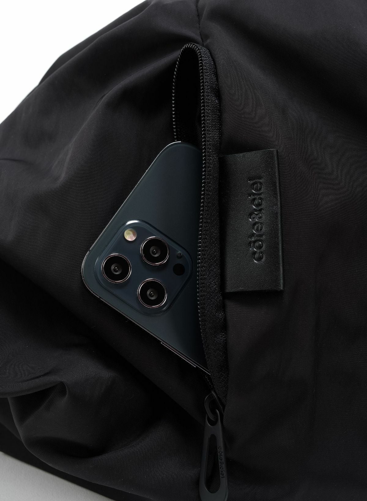 cote&ciel コートエシエルOBED SMOOTH BLACK ボストンバッグ | バッグ