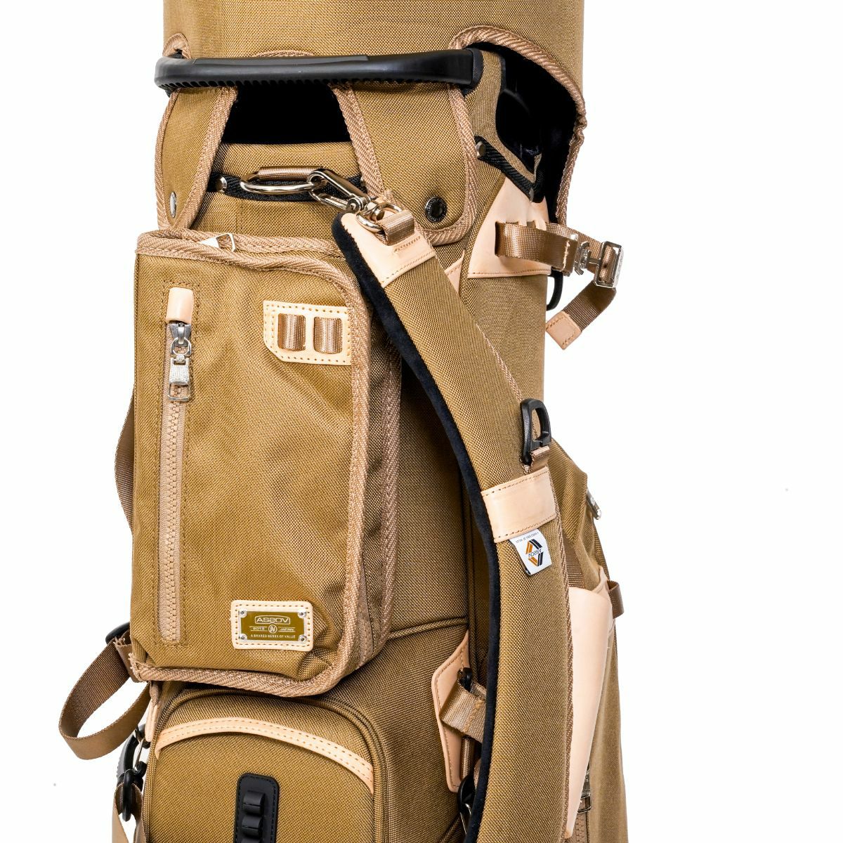 アッソブ　バリスティックスタンドキャディバッグ　KHAKI Amazon.co.jp: [アッソブ] EXCLUCIVE Ballistic Nylon-Caddy Bag Golf