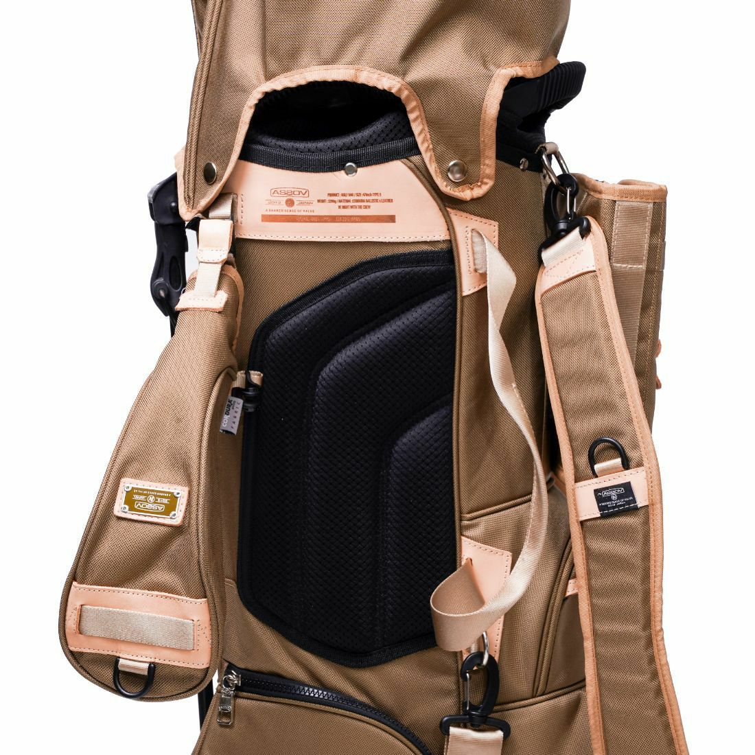 AS2OV アッソブ EXCLUSIVE BALLISTIC NYLON - CADDY BAG GOLF SERIES