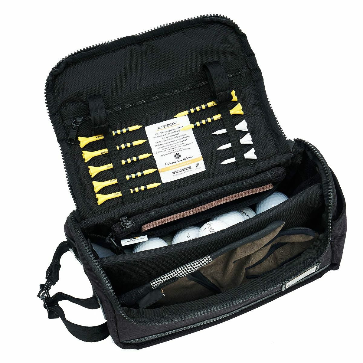 AS2OV アッソブ EXCLUSIVE BALLISTIC NYLON - ROUND POUCH GOLF SERIES