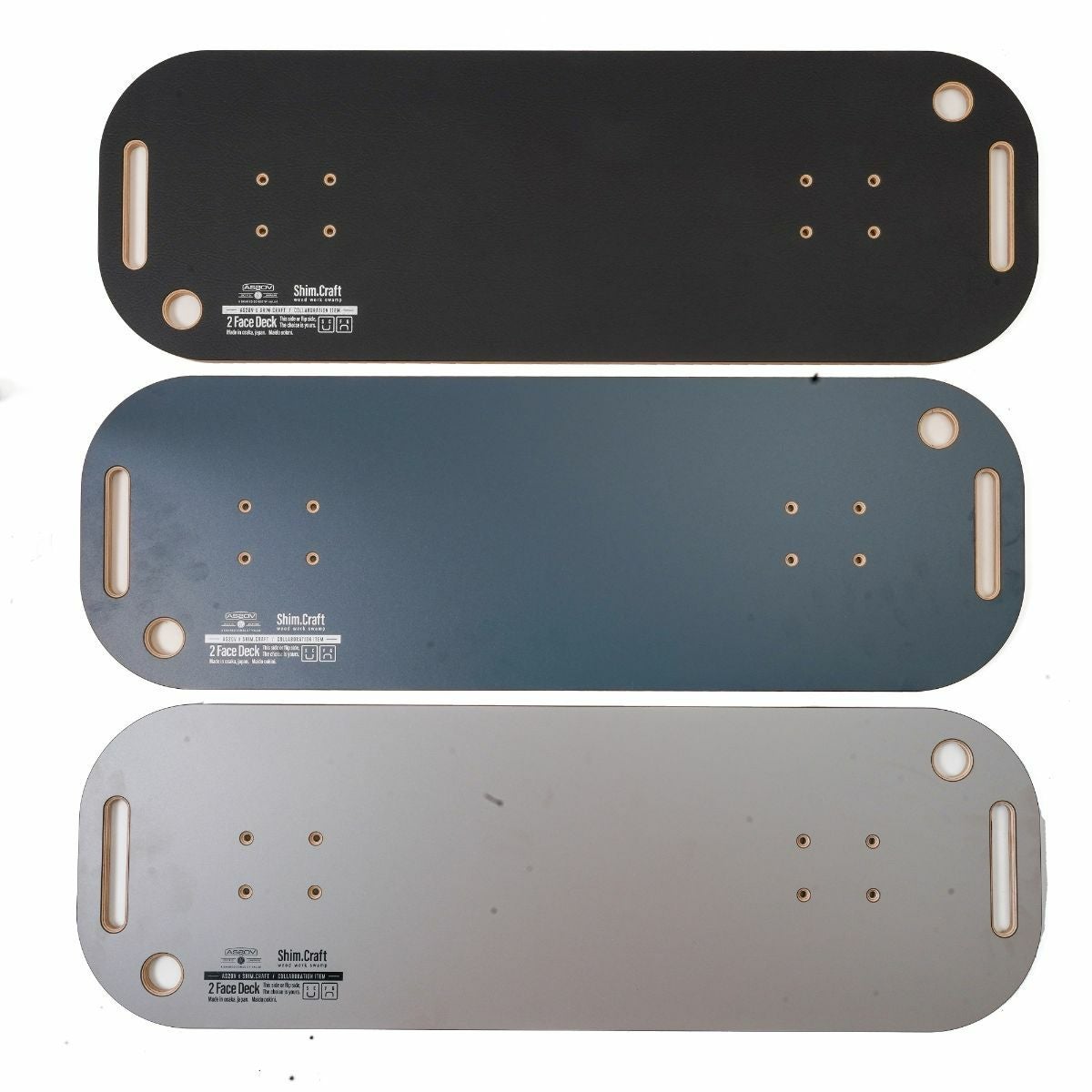 Shim.craft×AS2OV 別注 2FaceDeck BLACK/GREY Shim.craft (シムクラフト) × AS2OV 別注 2Face Deck BLACK/GREY 2