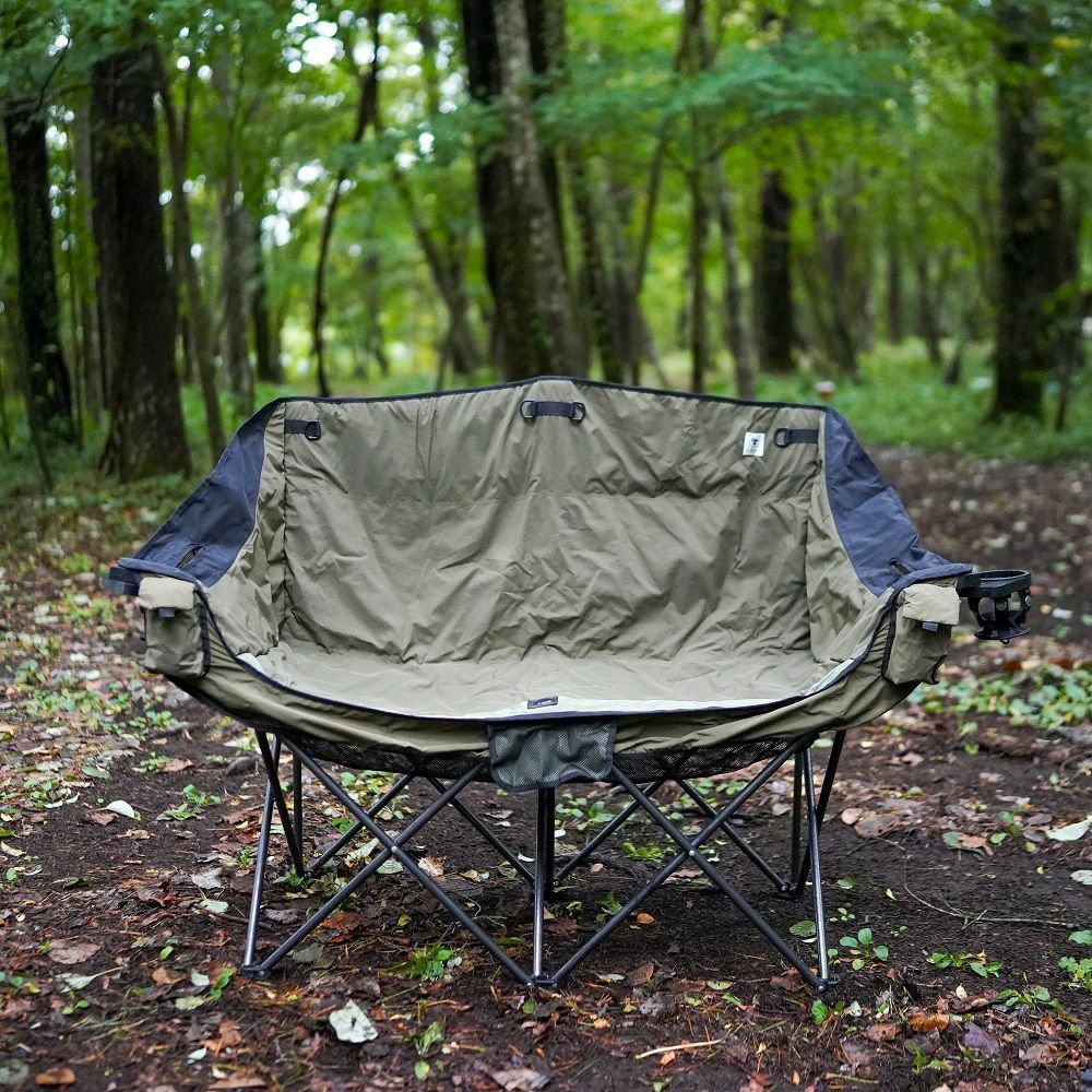 grn outdoor GO3403F 60/40 CLOTH TWIN SOFA CHAIR ツインソファ