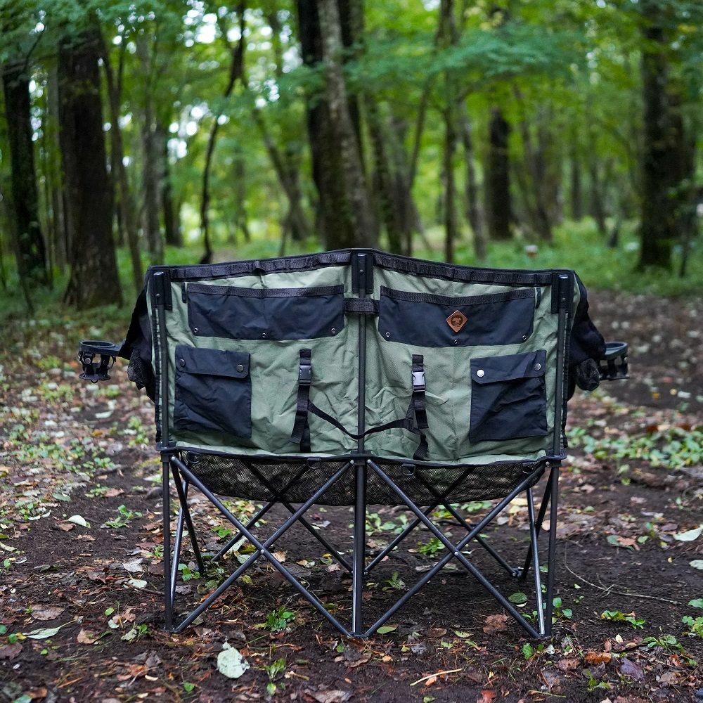 grn outdoor GO3403F 60/40 CLOTH TWIN SOFA CHAIR ツインソファ