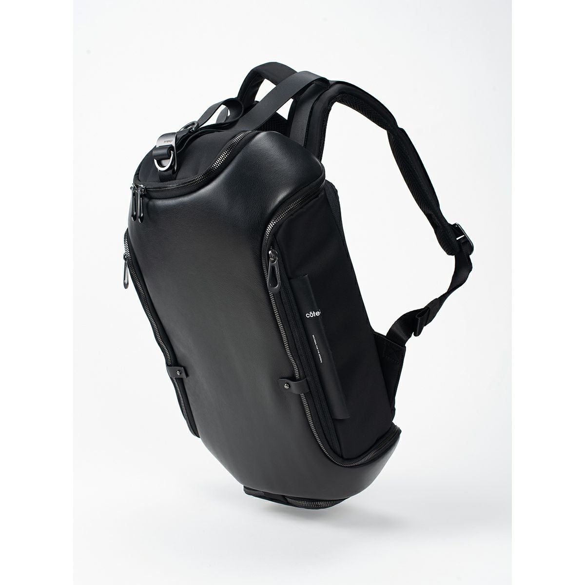 cote&ciel コートエシエルAVON ALIAS LEATHER BLACK アボン バック