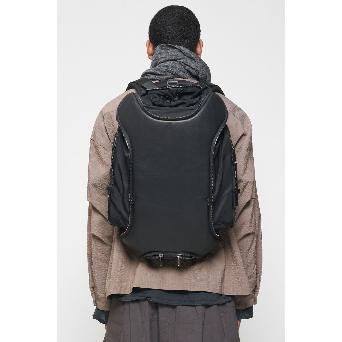 モールトン純正AM用大型リアバッグ ストレッチコード付き cote&ciel コートエシエルAVON ALIAS LEATHER BLACK アボン バック