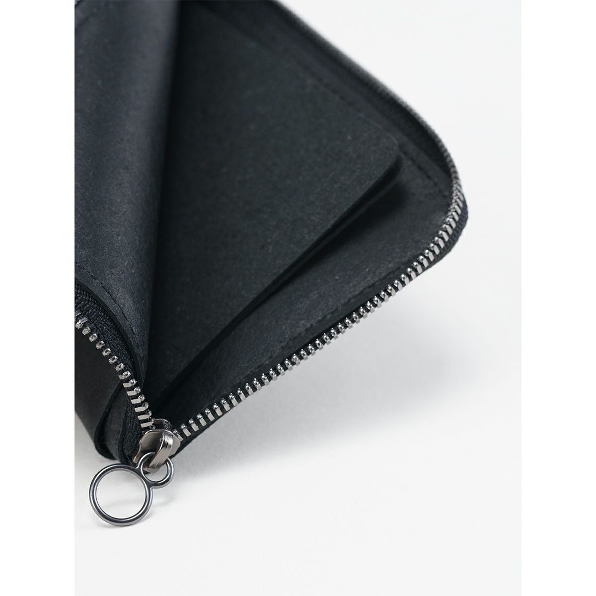 cote&ciel コートエシエルZIPPERED WALLET L PETITS BLACK サイフ 財布