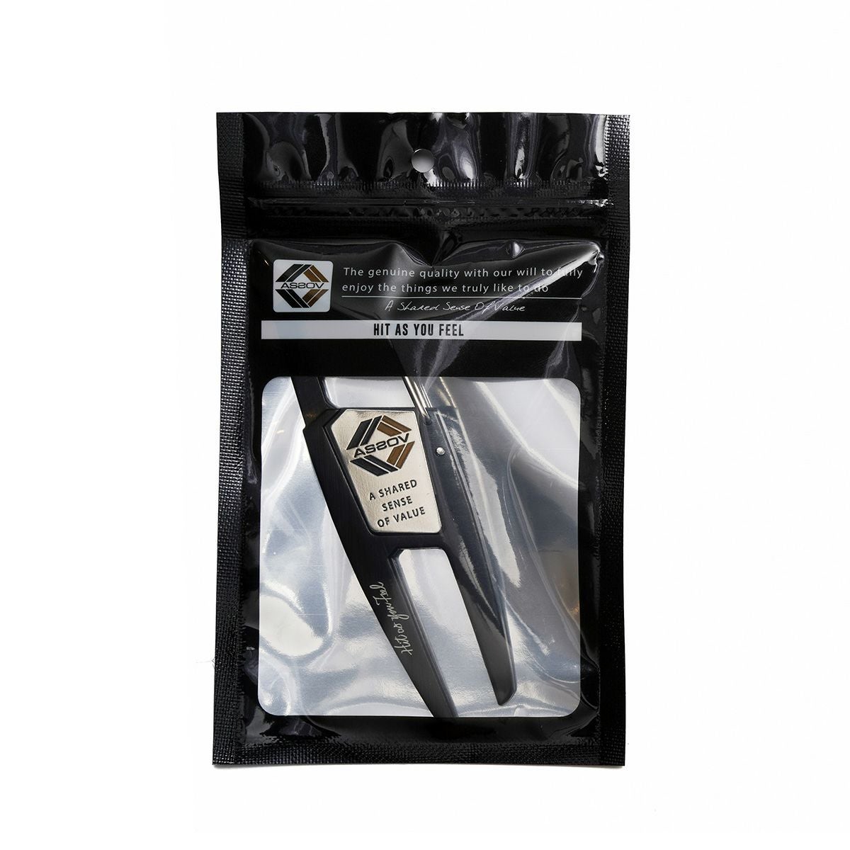 AS2OV アッソブ FORK CARABINER -BK GOLF SERIES フォークカラビナ