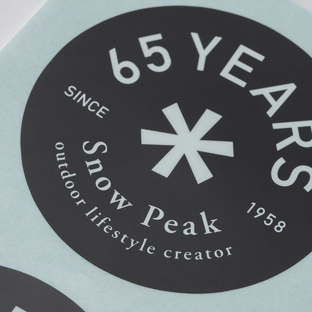 snow peak スノーピーク 65周年記念 ロゴ ステッカー セット | 雑貨