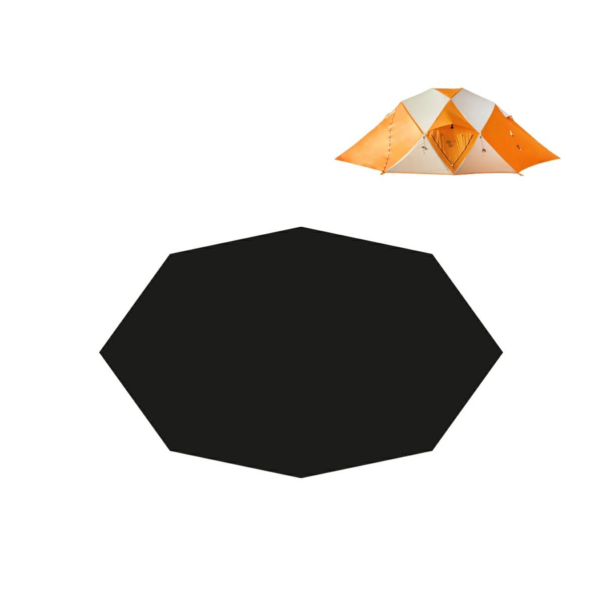 MINIMAL WORKS (ミニマルワークス)GUAVA 3 GROUNDSHEET Black