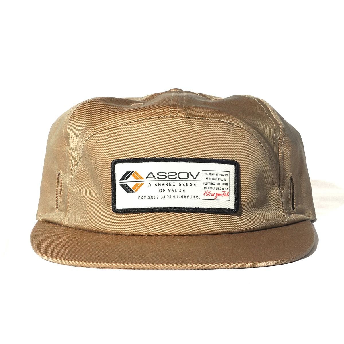 AS2OV アッソブ 6 PANEL WAPPEN CAP - PATCH GOLF キャップ 帽子