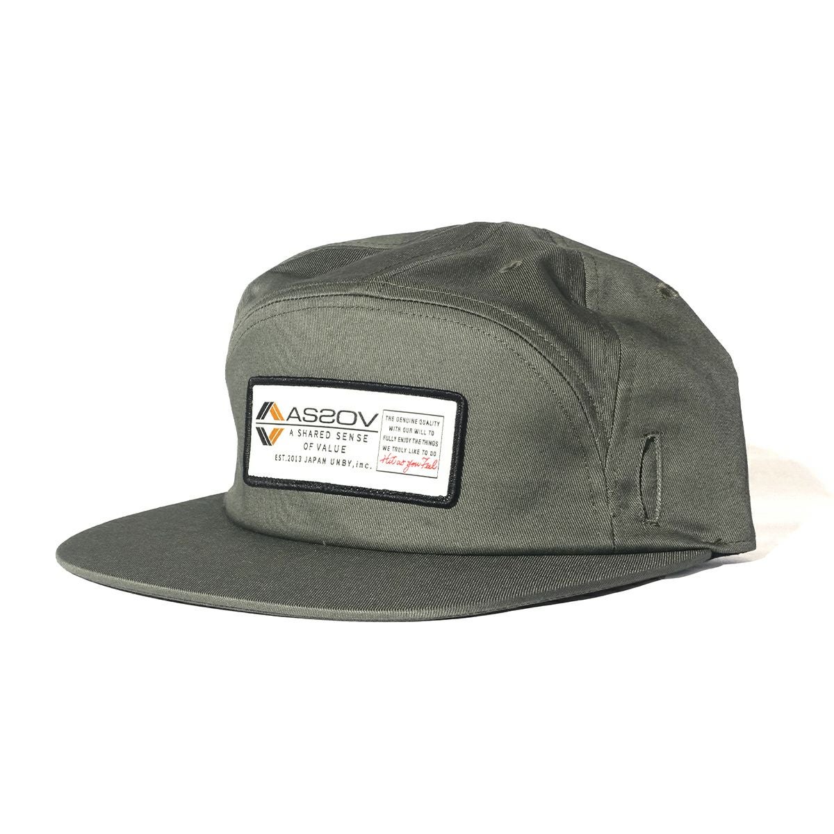 AS2OV アッソブ 6 PANEL WAPPEN CAP - PATCH GOLF キャップ 帽子