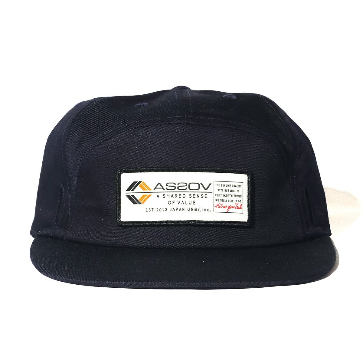 AS2OV アッソブ 6 PANEL WAPPEN CAP - PATCH GOLF キャップ 帽子