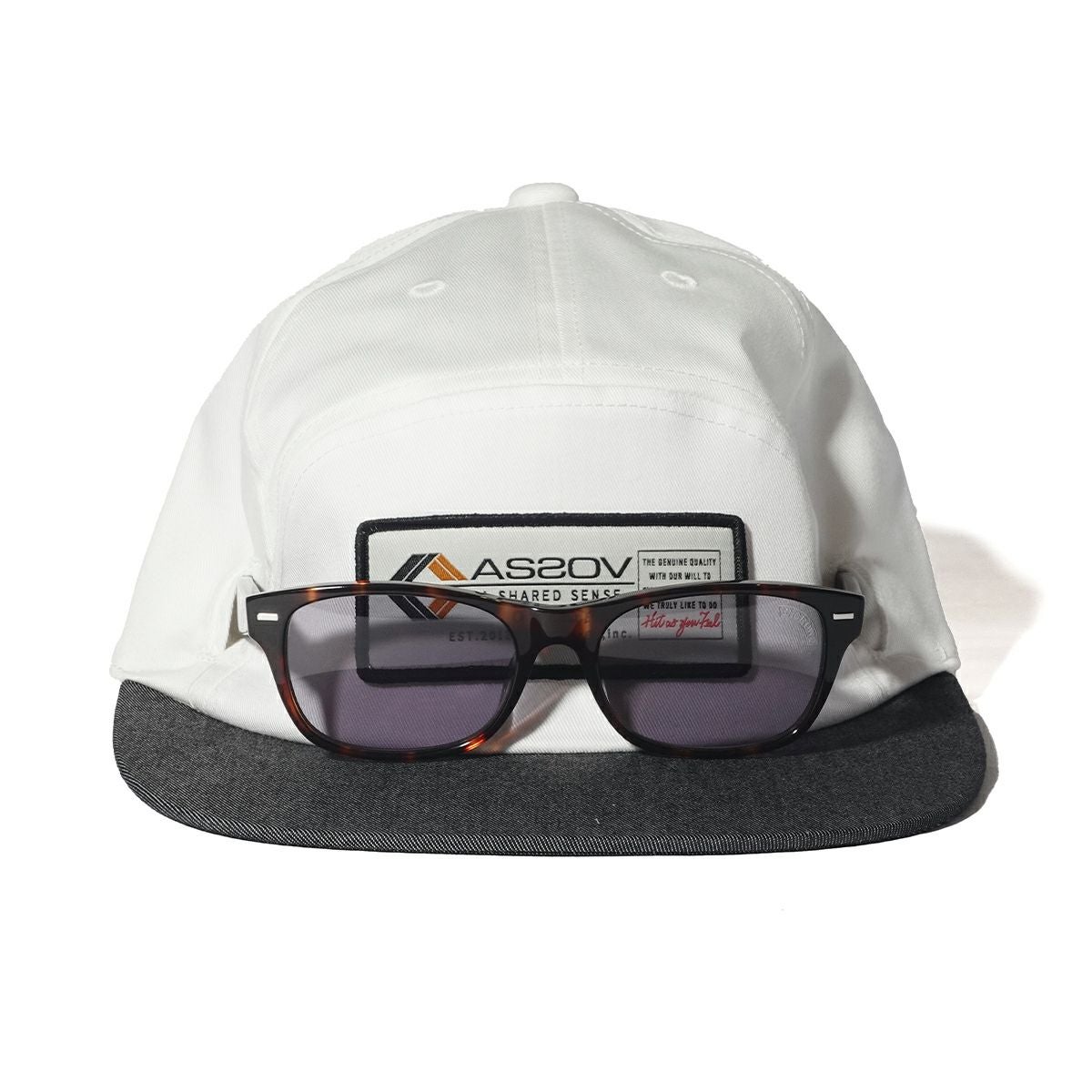 AS2OV アッソブ 6 PANEL WAPPEN CAP - PATCH GOLF キャップ 帽子