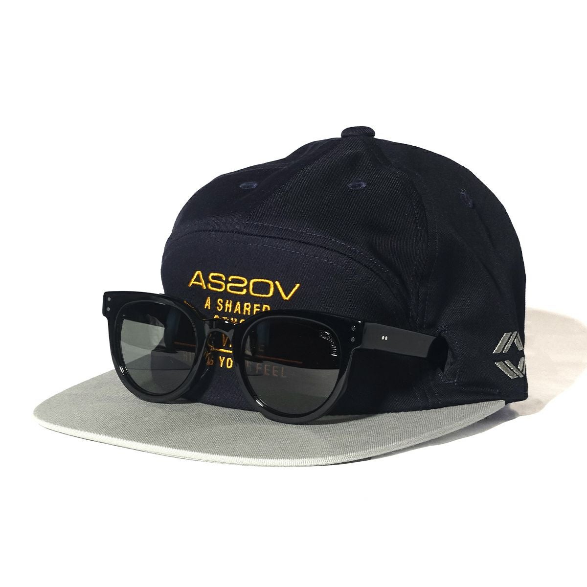 AS2OV アッソブ 6 PANEL EMBROIDERY CAP GOLF キャップ 帽子 刺繍