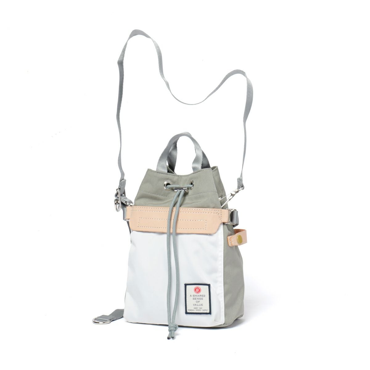 AS2OV (アッソブ) HIGHDENSITY DRAW STRING BAG / 巾着ショルダー