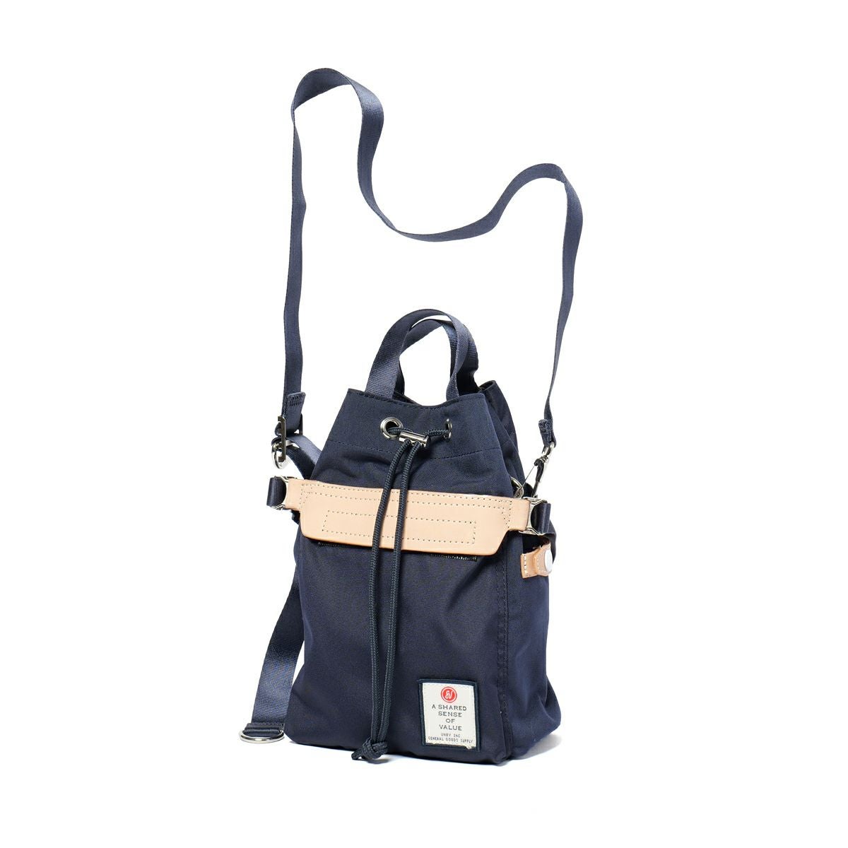 AS2OV (アッソブ) HIGHDENSITY DRAW STRING BAG / 巾着ショルダー