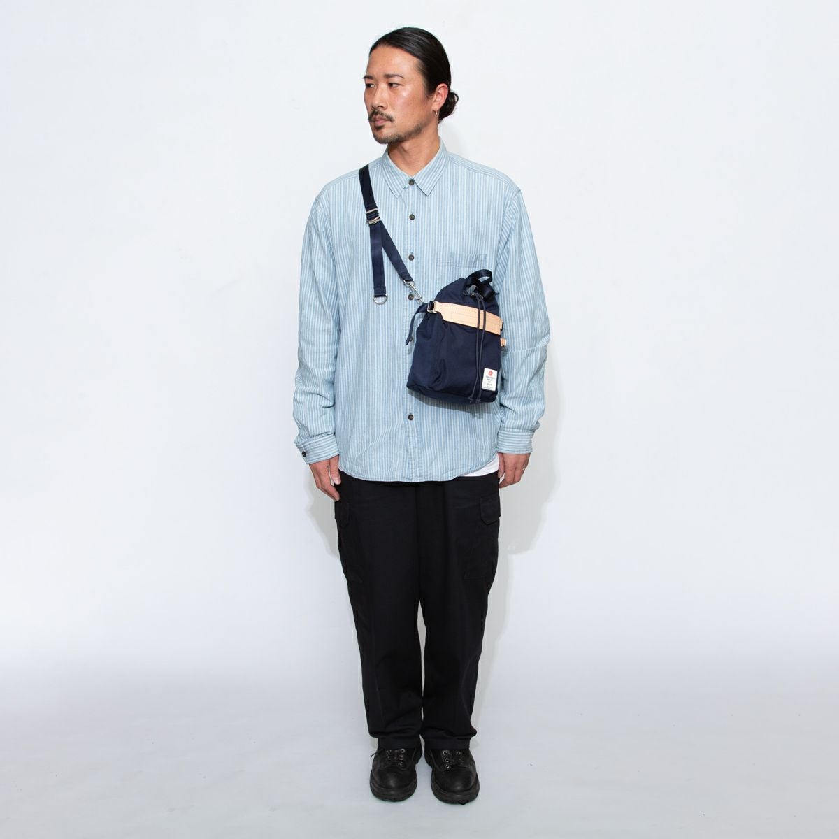 AS2OV (アッソブ) HIGHDENSITY DRAW STRING BAG / 巾着ショルダー