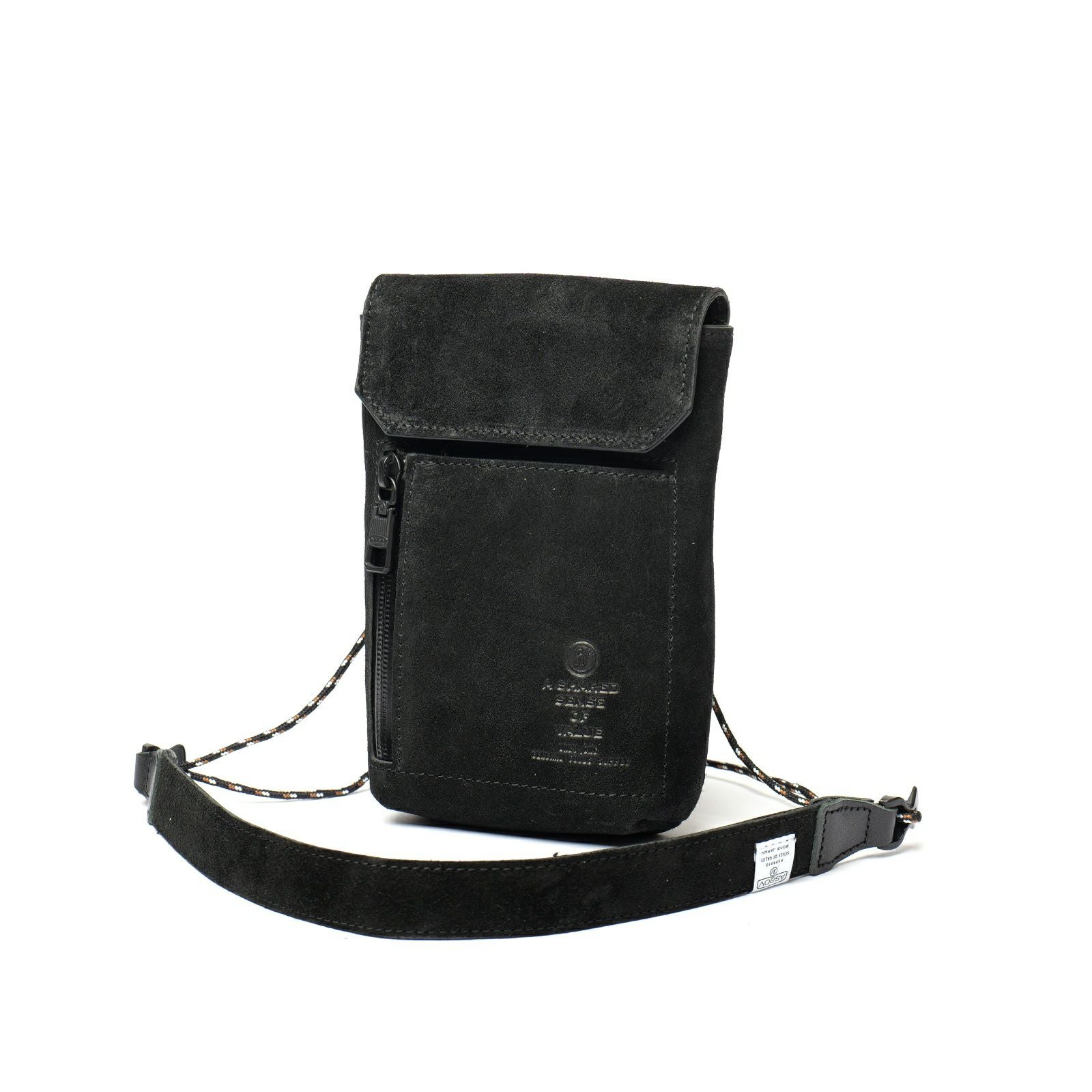 AS2OV (アッソブ) WATER PROOF SUEDE MINI SHOULDER / ミニショルダー
